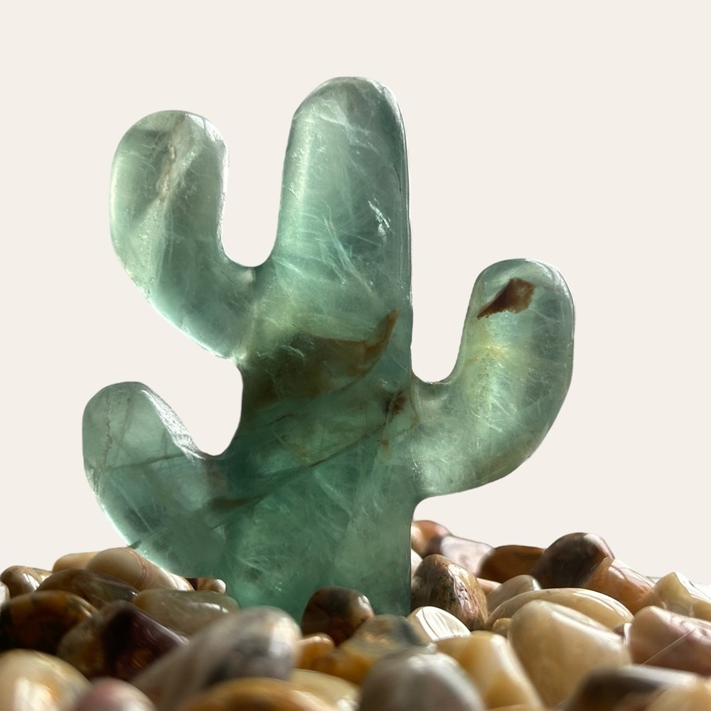 Green Fluorite Cactus - Picture 9 of 9